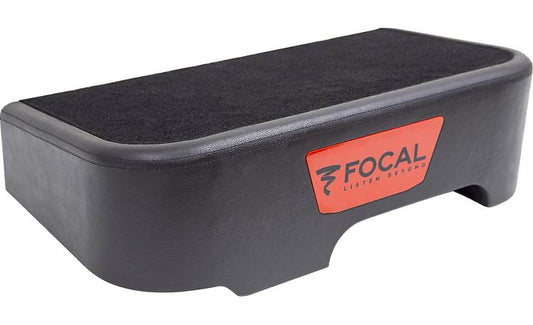 Focal Flax Chevy Single 10 Expert Series subwoofer enclosure with P25FS 10" subwoofer — fits select 2007-19 Chevrolet and GMC Crew Cab trucks