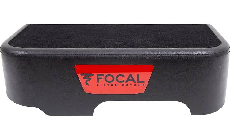 Focal Flax Chevy Single 10 Expert Series subwoofer enclosure with P25FS 10" subwoofer — fits select 2007-19 Chevrolet and GMC Crew Cab trucks